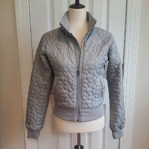 The North Face Women's Gray Quilted Puffer Jacket Size S/P